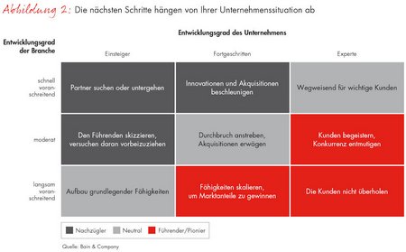 Nächste-Schritte Digicaler Wandel Bain-Studie